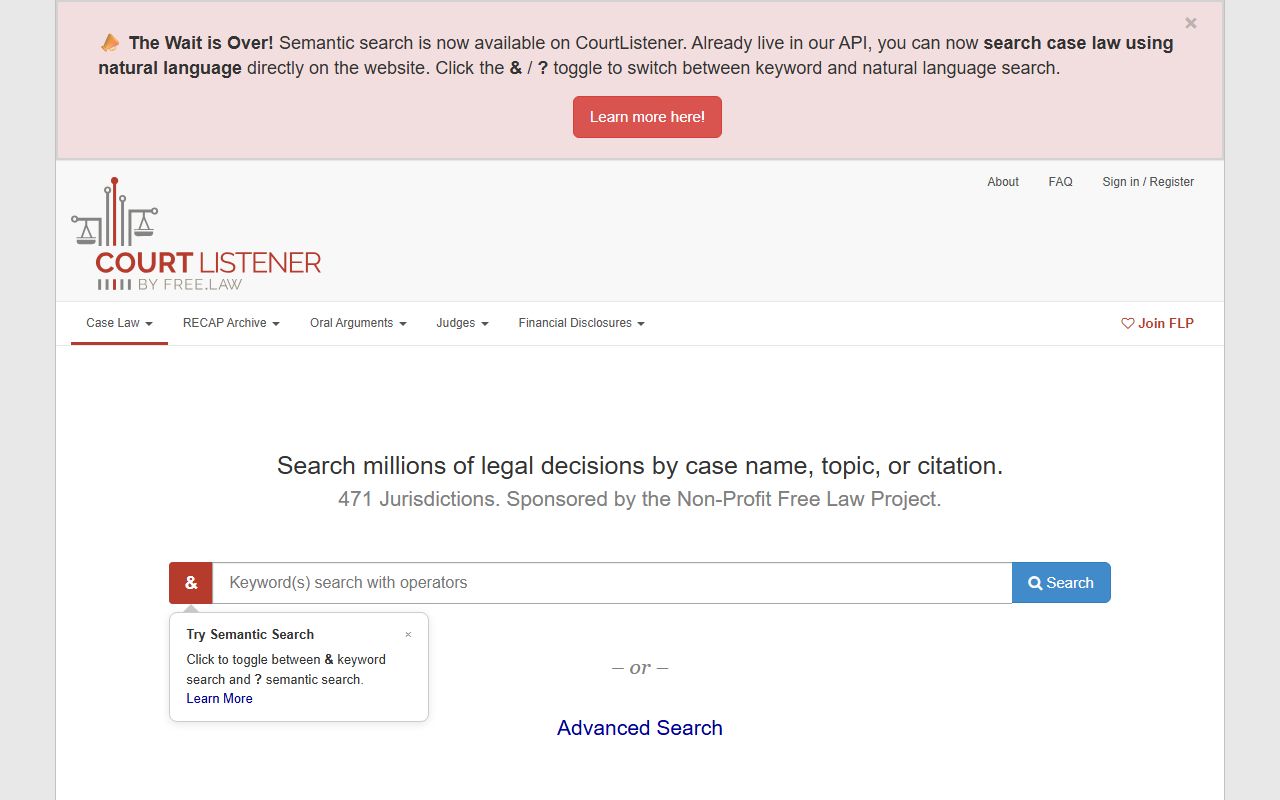 CourtListener free nonofficial federal court records source referenced for Greenville County court records
